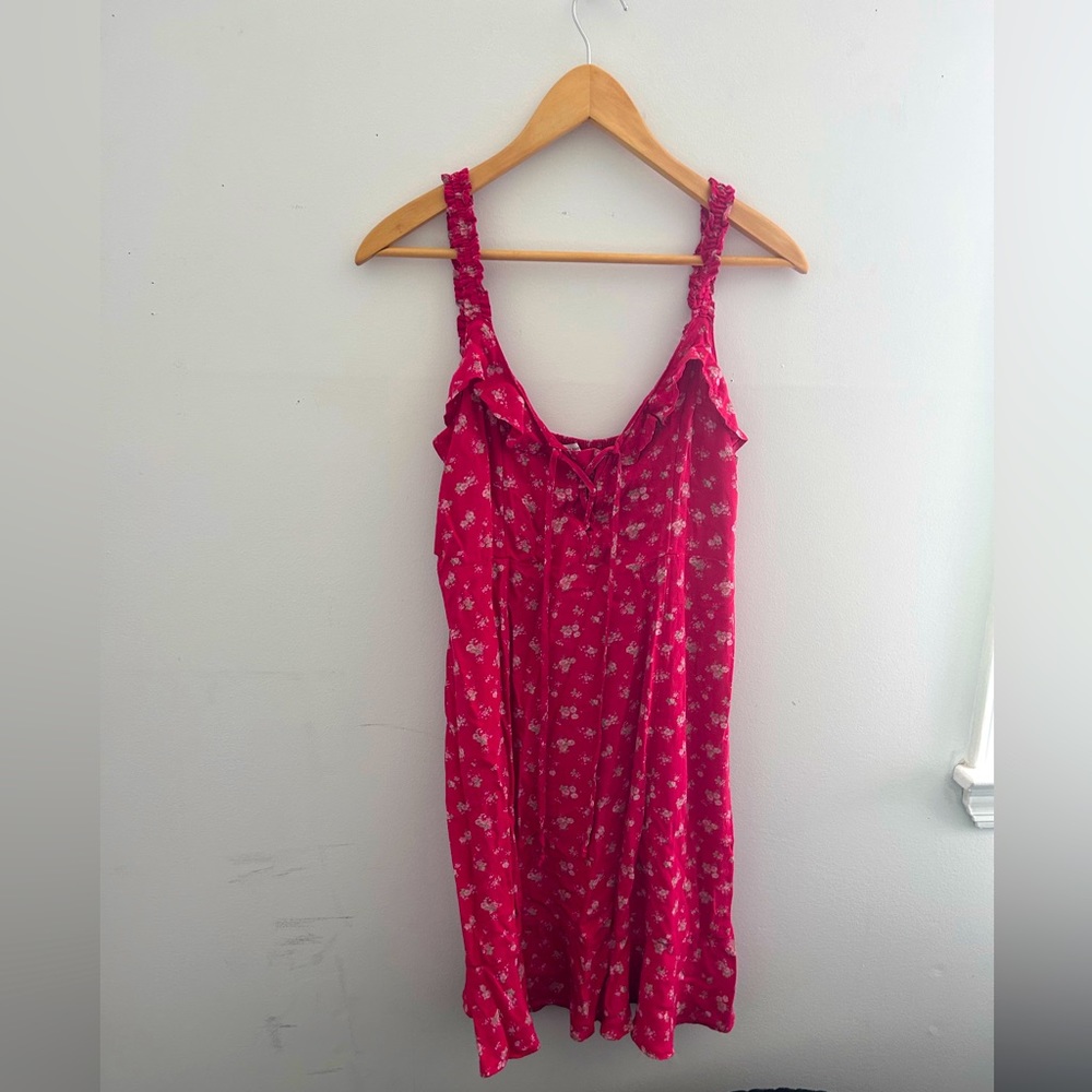 red AE dress